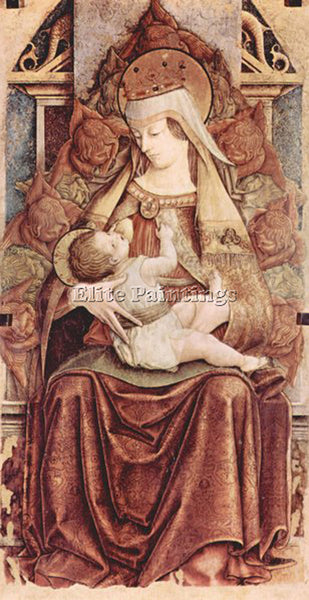 CARLO CRIVELLI CRIV1 ARTIST PAINTING REPRODUCTION HANDMADE OIL CANVAS REPRO WALL