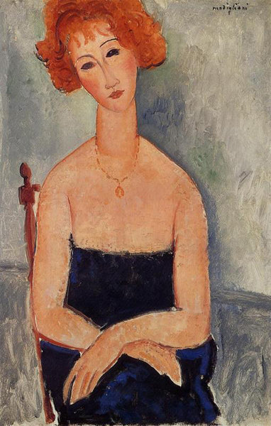 AMEDEO MODIGLIANI MOD12 ARTIST PAINTING REPRODUCTION HANDMADE CANVAS REPRO WALL