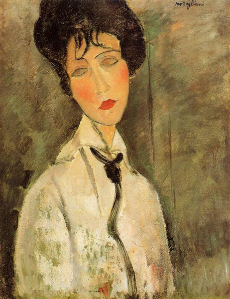 AMEDEO MODIGLIANI MOD35 ARTIST PAINTING REPRODUCTION HANDMADE CANVAS REPRO WALL
