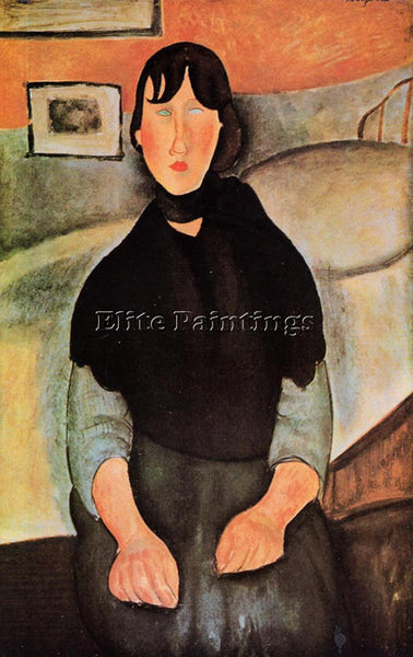 AMEDEO MODIGLIANI MOD40 ARTIST PAINTING REPRODUCTION HANDMADE CANVAS REPRO WALL