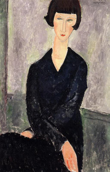 AMEDEO MODIGLIANI MOD46 ARTIST PAINTING REPRODUCTION HANDMADE CANVAS REPRO WALL
