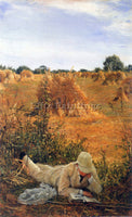 ALMA-TADEMA 94 DEGREES IN THE SHADE ARTIST PAINTING REPRODUCTION HANDMADE OIL