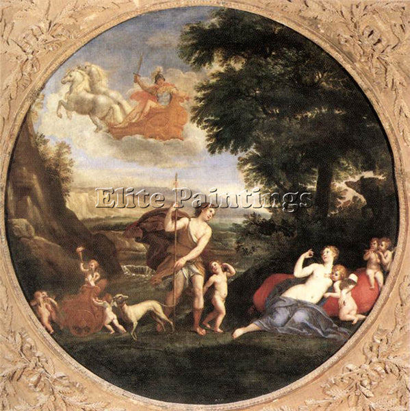 ITALIAN ALBANI FRANCESCO AUTUMN ARTIST PAINTING REPRODUCTION HANDMADE OIL CANVAS