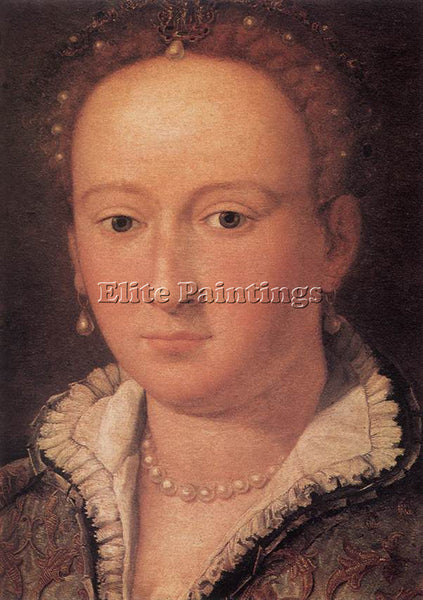 ITALIAN ALLORI ALESSANDRO PORTRAIT OF A WOMAN ARTIST PAINTING REPRODUCTION OIL
