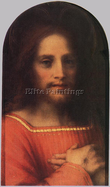 ANDREA DEL SARTO CHRIST THE REDEEMER ARTIST PAINTING REPRODUCTION HANDMADE OIL