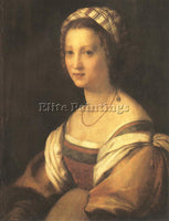 ANDREA DEL SARTO PORTRAIT OF ARTISTS WIFE ARTIST PAINTING REPRODUCTION HANDMADE
