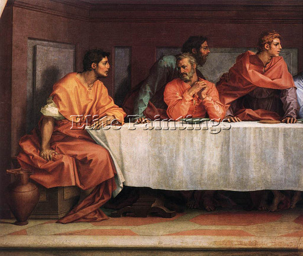 ANDREA DEL SARTO THE LAST SUPPER DETAIL2 ARTIST PAINTING REPRODUCTION HANDMADE