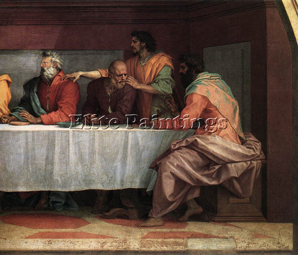 ANDREA DEL SARTO THE LAST SUPPER DETAIL3 ARTIST PAINTING REPRODUCTION HANDMADE