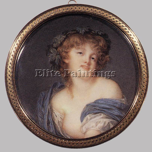 FRENCH AUGUSTIN JACQUES JEAN BAPTISTE A BACCHANTE ARTIST PAINTING REPRODUCTION