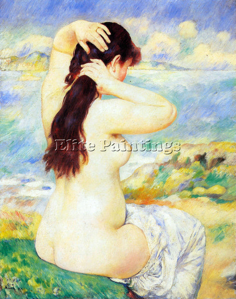 RENOIR A BATHER ARTIST PAINTING REPRODUCTION HANDMADE CANVAS REPRO WALL  DECO