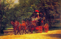 THOMAS EAKINS A MAY MORNING IN THE PARK ARTIST PAINTING REPRODUCTION HANDMADE