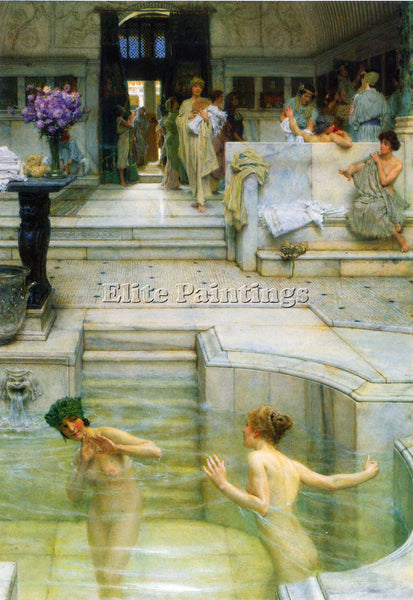 ALMA-TADEMA A FAVORITE TRADITION ARTIST PAINTING REPRODUCTION HANDMADE OIL REPRO