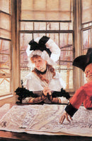 TISSOT A TEDIOUS HISTORY ARTIST PAINTING REPRODUCTION HANDMADE CANVAS REPRO WALL