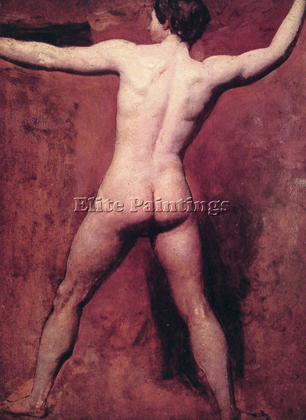 WILLIAM ETTY ACADEMIC MALE NUDE ARTIST PAINTING REPRODUCTION HANDMADE OIL CANVAS