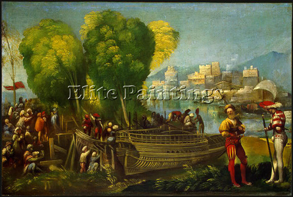 DOSSO DOSSI AENEAS AND ACHATES ON THE LIBYAN COAST ARTIST PAINTING REPRODUCTION
