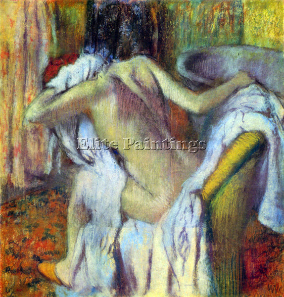 DEGAS AFTER BATHING 4 ARTIST PAINTING REPRODUCTION HANDMADE OIL CANVAS REPRO ART