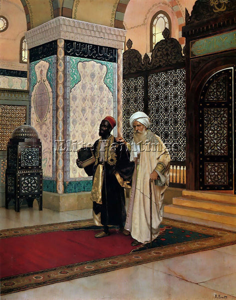 RUDOLF ERNST AFTER PRAYER ARTIST PAINTING REPRODUCTION HANDMADE OIL CANVAS REPRO