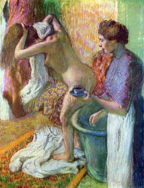 DEGAS AFTER BATHING 1 ARTIST PAINTING REPRODUCTION HANDMADE OIL CANVAS REPRO ART