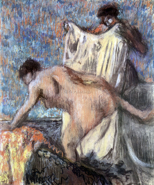 DEGAS AFTER BATHING 3 ARTIST PAINTING REPRODUCTION HANDMADE OIL CANVAS REPRO ART