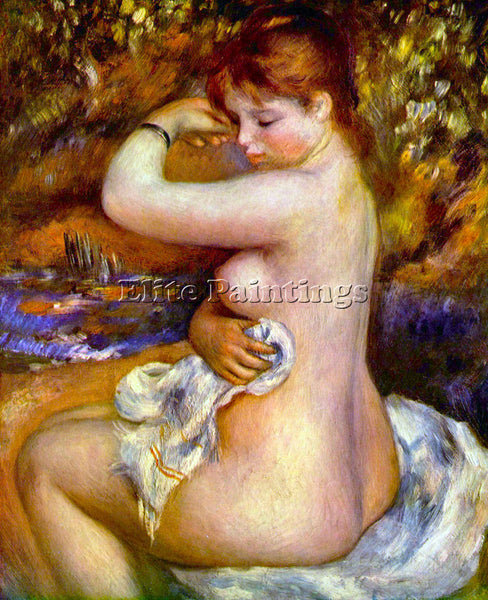 RENOIR AFTER THE BATH ARTIST PAINTING REPRODUCTION HANDMADE OIL CANVAS REPRO ART