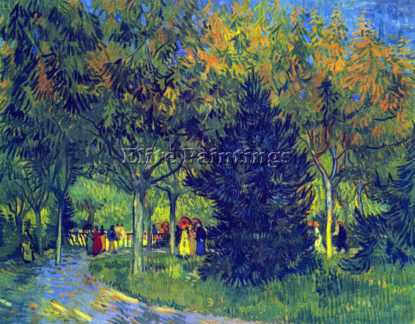 VAN GOGH ALLEE IN THE PARK ARTIST PAINTING REPRODUCTION HANDMADE OIL CANVAS DECO