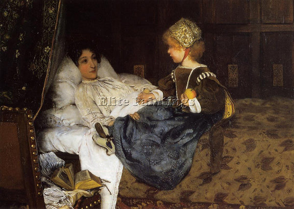 SIR LAWRENCE ALMA-TADEMA  ALWAYS WELCOME ARTIST PAINTING REPRODUCTION HANDMADE
