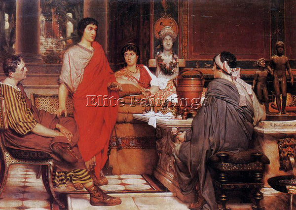 SIR LAWRENCE ALMA-TADEMA  CATULLUS AT LESBIA S ARTIST PAINTING REPRODUCTION OIL