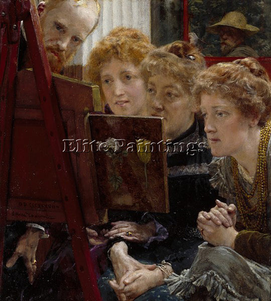 SIR LAWRENCE ALMA-TADEMA  LAWRENCE A FAMILY GROUP ARTIST PAINTING REPRODUCTION