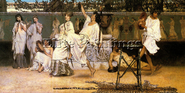 SIR LAWRENCE ALMA-TADEMA  LAWRENCE BACCHANALE 1871 ARTIST PAINTING REPRODUCTION