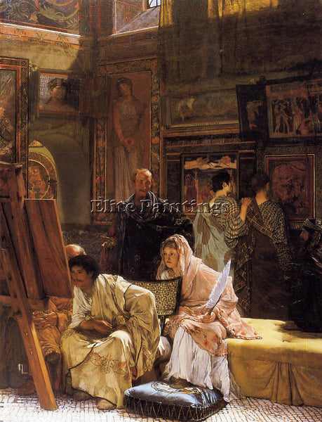 SIR LAWRENCE ALMA-TADEMA  THE PICTURE GALLERY ARTIST PAINTING REPRODUCTION OIL