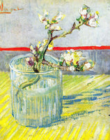 VAN GOGH ALMOND BLOSSOM BRANCH ARTIST PAINTING REPRODUCTION HANDMADE OIL CANVAS