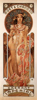 ALPHONSE MARIA MUCHA MOET AND CHANDON CREMANT IMPERIAL 1899  ARTIST PAINTING OIL