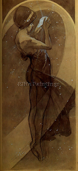 ALPHONSE MARIA MUCHA NORTH STAR 1902   ARTIST PAINTING REPRODUCTION HANDMADE OIL