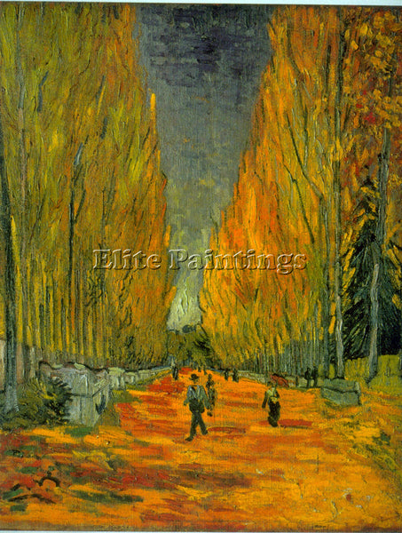VAN GOGH ALYSCAMPS ARTIST PAINTING REPRODUCTION HANDMADE CANVAS REPRO WALL DECO