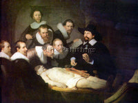 REMBRANDT ANATOMY OF DR TULP ARTIST PAINTING REPRODUCTION HANDMADE CANVAS REPRO