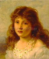 SOPHIE GENGEMBRE ANDERSON YOUNG GIRL ARTIST PAINTING REPRODUCTION HANDMADE OIL