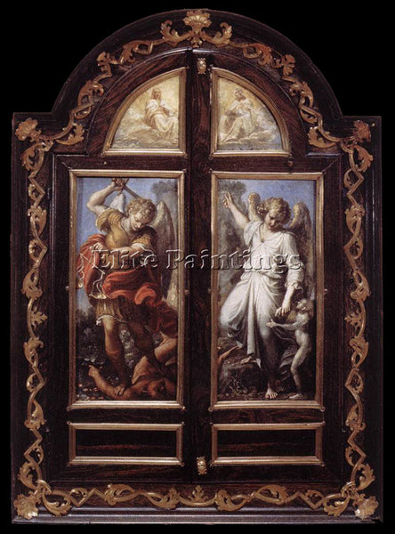 ANNIBALE CARRACCI TRIPTYCH21 ARTIST PAINTING REPRODUCTION HANDMADE CANVAS REPRO