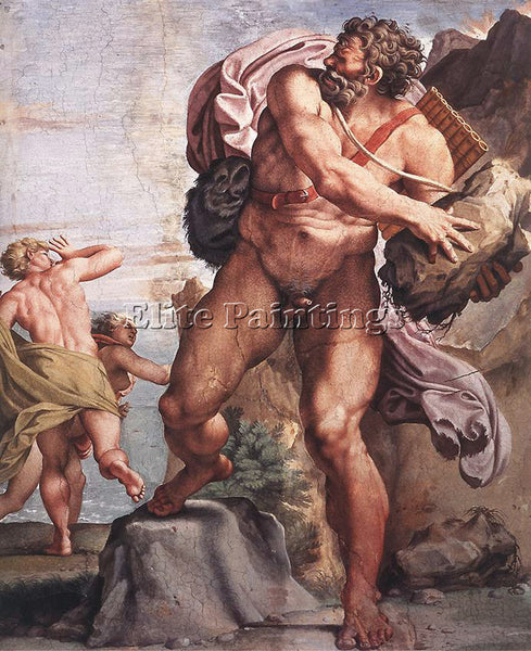 ANNIBALE CARRACCI THE CYCLOPS POLYPHEMUS ARTIST PAINTING REPRODUCTION HANDMADE