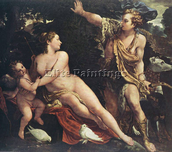 ANNIBALE CARRACCI VENUS AND ADONIS 1 ARTIST PAINTING REPRODUCTION HANDMADE OIL