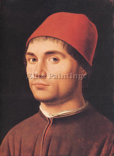 ANTONELLO DA MESSINA PORTRAIT OF A MAN 1475 2 ARTIST PAINTING REPRODUCTION OIL