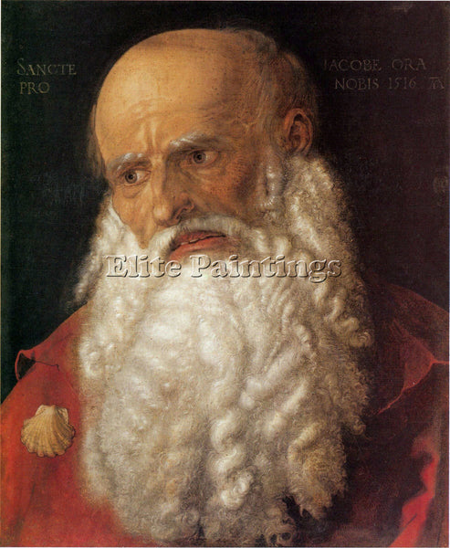 DURER APOSTLE JAMES ARTIST PAINTING REPRODUCTION HANDMADE CANVAS REPRO WALL DECO