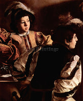 CARAVAGGIO APPEALS OF ST MATTHEW DETAIL 2 ARTIST PAINTING REPRODUCTION HANDMADE