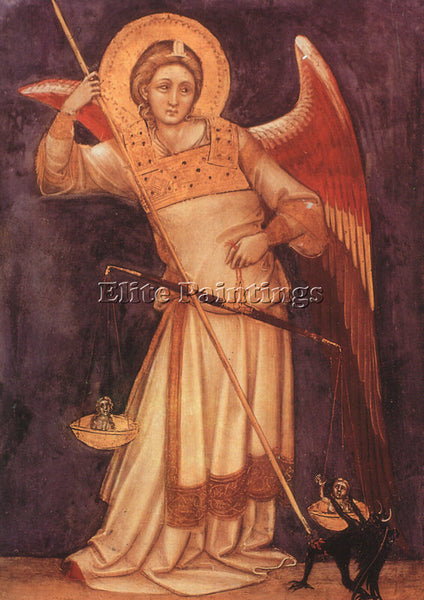 ITALIAN ARPO GUARIENTO DI ITALIAN 1338 1377 ARTIST PAINTING HANDMADE OIL CANVAS