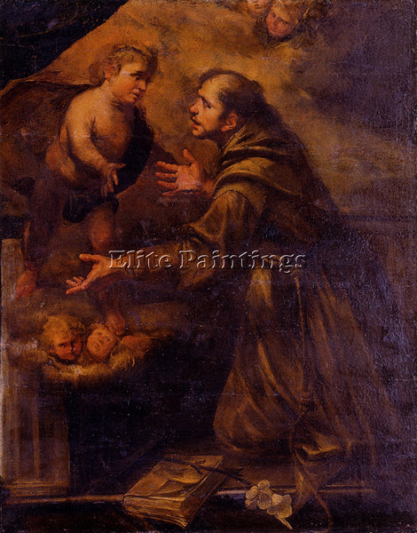 ITALIAN ASSERETO GIOACCHINO SAINT ANTHONY ARTIST PAINTING REPRODUCTION HANDMADE