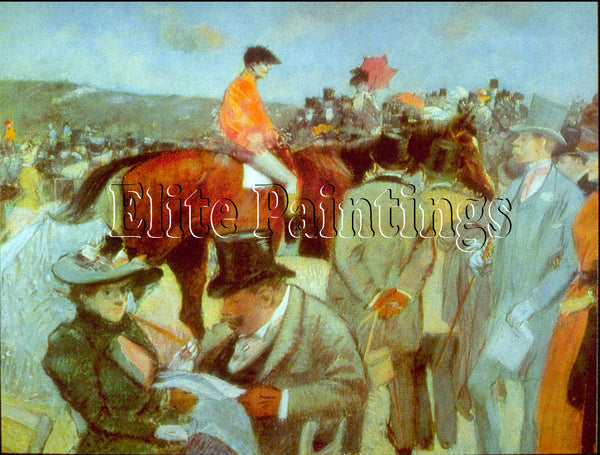 FORAIN AT THE RACES ARTIST PAINTING REPRODUCTION HANDMADE CANVAS REPRO WALL DECO