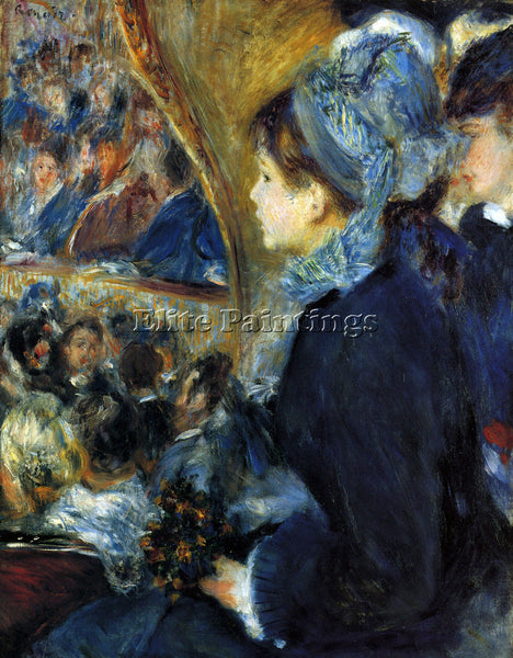 RENOIR AT THE THEATRE ARTIST PAINTING REPRODUCTION HANDMADE OIL CANVAS REPRO ART