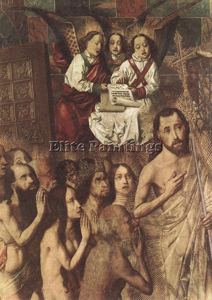 SPANISH BERMEJO BARTOLOME CHRIST LEADING PATRIARCHS TO PARADISE D ARTIST CANVAS