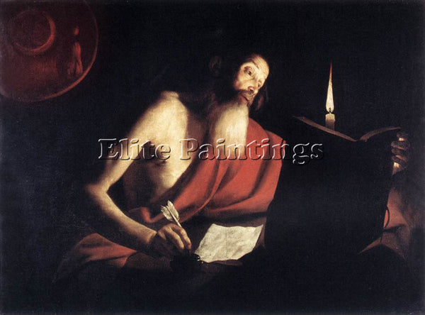 FRENCH BIGOT TROPHIME ST JEROME ARTIST PAINTING REPRODUCTION HANDMADE OIL CANVAS
