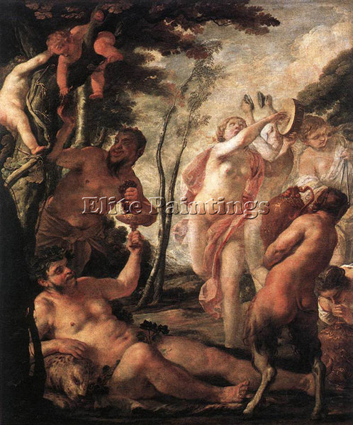 FRENCH BLANCHARD JACQUES BACCHANAL ARTIST PAINTING REPRODUCTION HANDMADE OIL ART