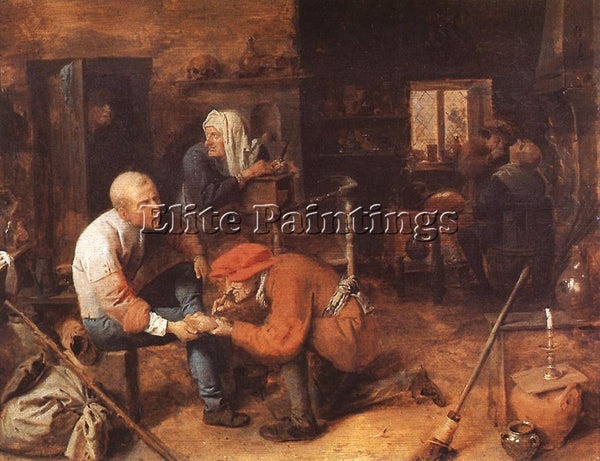 ADRIAEN BROUWER THE OPERATION ARTIST PAINTING REPRODUCTION HANDMADE CANVAS REPRO